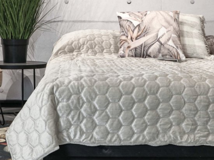 Bedsprei Peggy - Wit