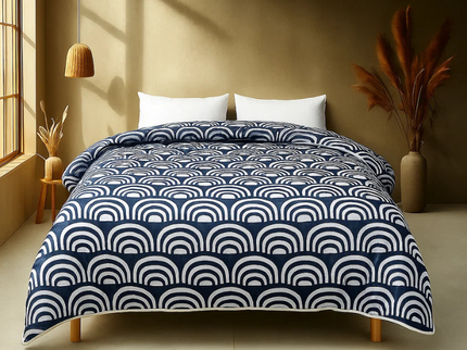 Easy Dekbed Zonder Overtrek - Bow - Blauw