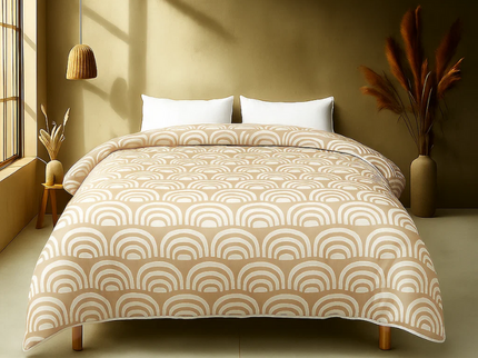 Easy Dekbed Zonder Overtrek - Bow - Beige