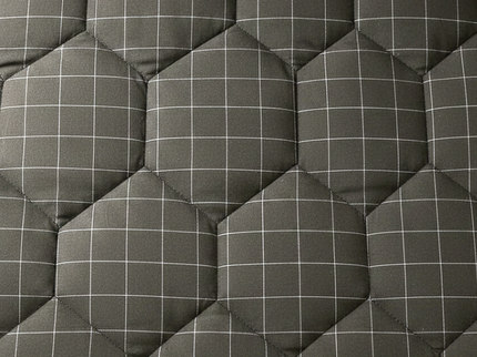 Easy Dekbed Zonder Overtrek - Squares - Grijs