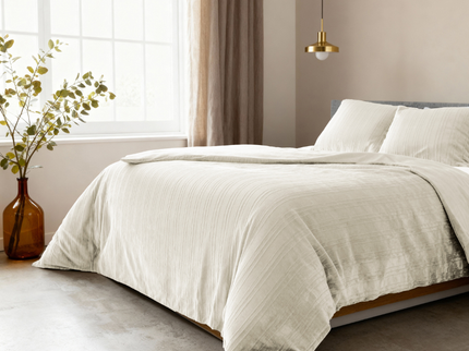 Dekbedovertrek Velvet Lining - Beige