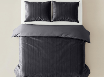 Dekbedovertrek Velvet Lining - Zwart