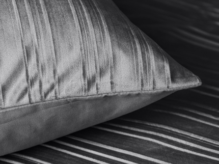 Dekbedovertrek Velvet Lining - Zwart