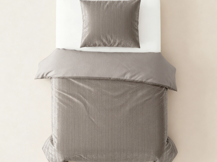 Dekbedovertrek Velvet Lining - Grijs