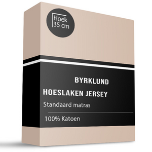 Byrklund Hoeslaken - Jersey Katoen Stretch