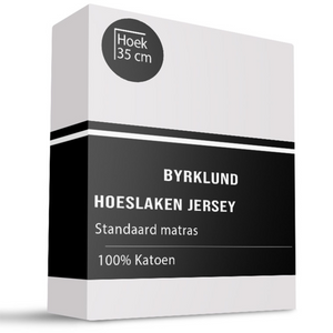 Byrklund Hoeslaken - Jersey Katoen Stretch