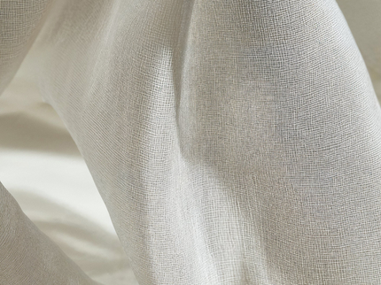 Fresh and Co 2-PACK: Vitrage Gordijnen - Haken of Ringen - Wit