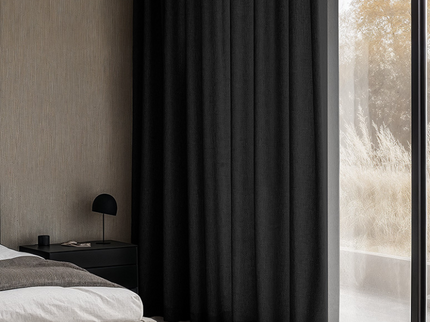 Fresh and Co Gordijnen met Linnen Look - Haken of Ringen