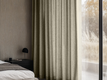 Fresh and Co Gordijnen met Linnen Look - Haken of Ringen