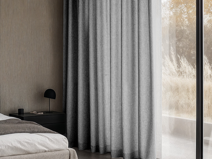 Fresh and Co Gordijnen met Linnen Look - Haken of Ringen