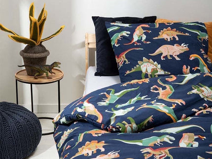 Fresh and Co  Kids Dekbedovertrek Dinos