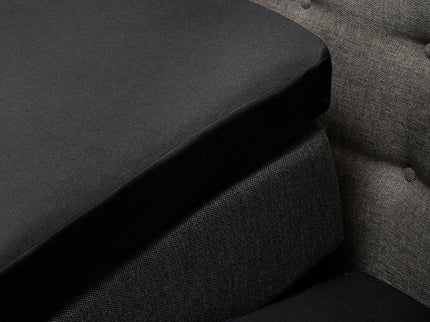 Fresh and Co Splittopper Hoeslaken - Katoen Jersey Stretch -  Zwart