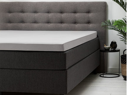 Fresh and Co Topper Hoeslaken - Katoen - Grijs - Verkoelend