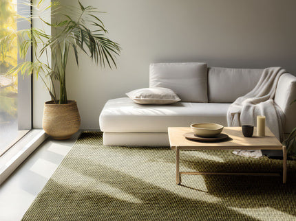 Hanse Home Handgeweven Jute Vloerkleed  - Groen