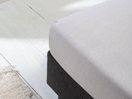 Luna Bedding Hoeslaken - Jersey Stretch - Wit