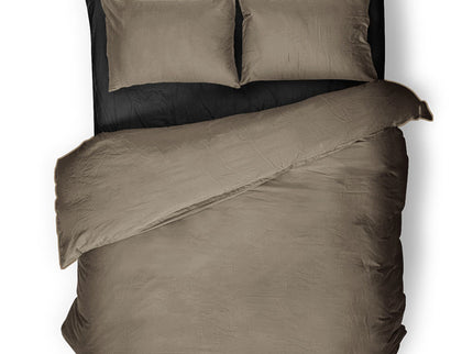 Presence Dekbedovertrek Katoen-Satijn - Luxury Satin -Truffel