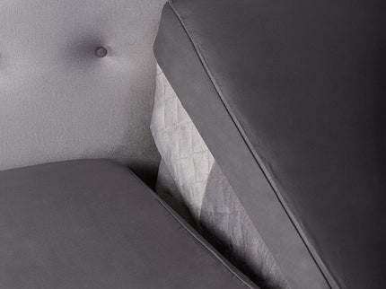 Presence Splittopper Hoeslaken - Satijn - Antraciet