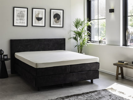 Presence Topper Hoeslaken - Egyptisch Katoen Stretch - Creme