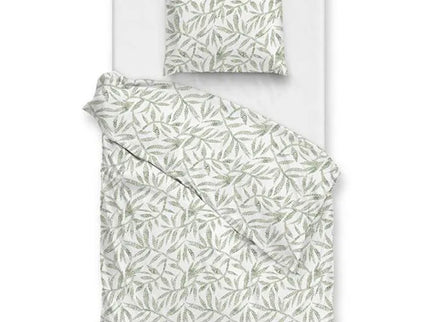 Zo!Home Dekbedovertrek Percale-Katoen - Ramoscello - Groen