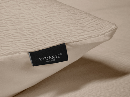 Zydante Dekbedovertrek Mousseline  - Taupe