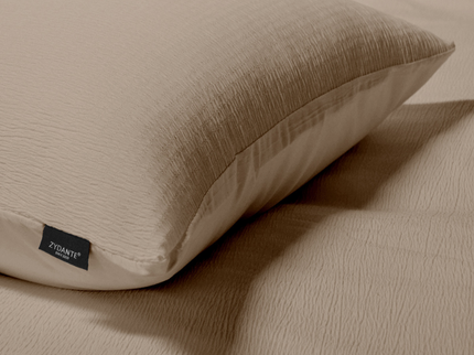 Zydante Dekbedovertrek Mousseline  - Taupe