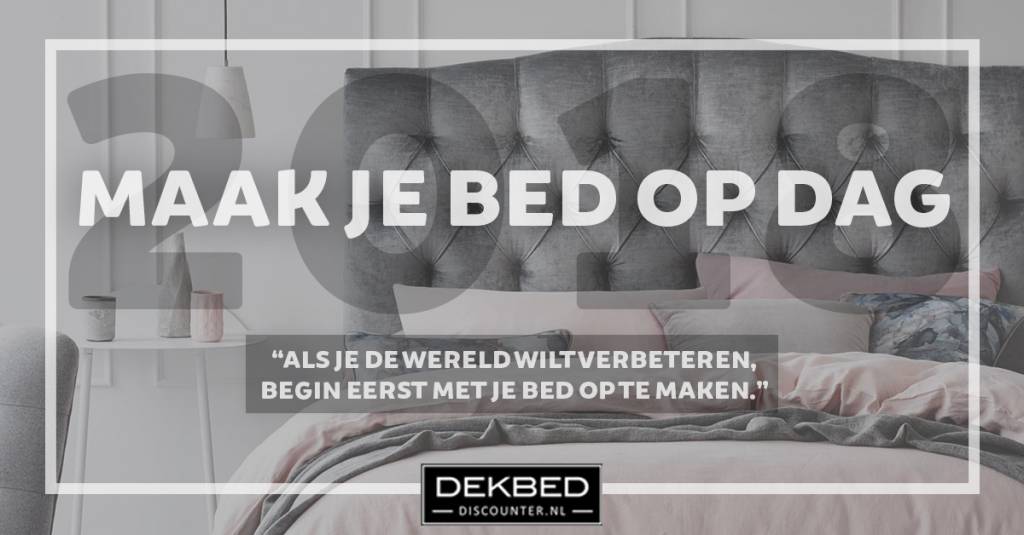 Waarom bed opmaken?
