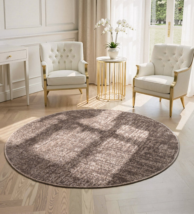 Vloerkleed Prisma Rond - Beige
