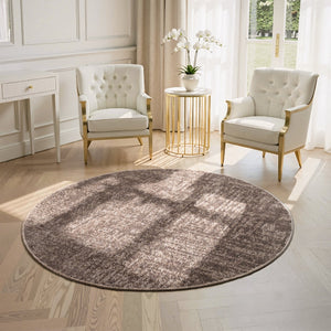 Vloerkleed Prisma Rond - Beige