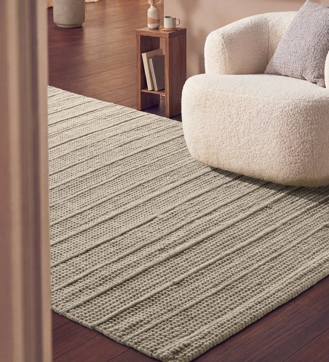 Vloerkleed Parker Rechthoekig - Natuurlijk Wit