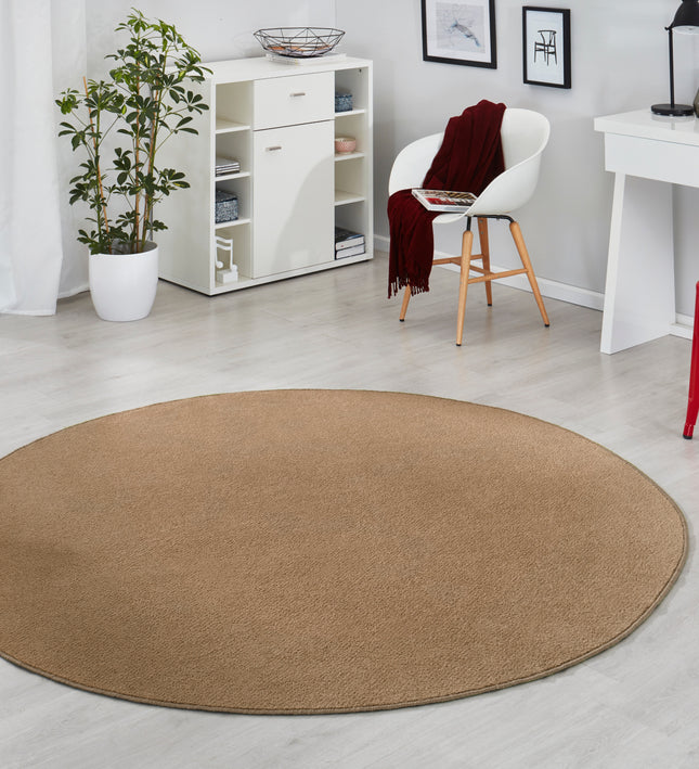 Vloerkleed Fancy Rond - Bruin