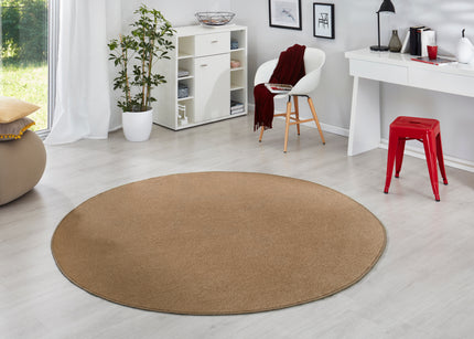 Vloerkleed Fancy Rond - Bruin