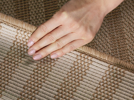 Vloerkleed Linley Rechthoekig - Jute wit