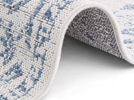 Buitenkleed Ornament - Blauw