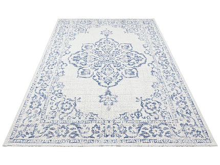 Buitenkleed Ornament - Blauw