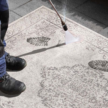 Dubbelzijdig Buitenkleed Triomphe - Grijs/Crème