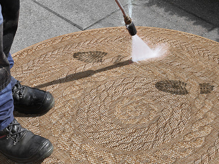 Jute Buitenkleed Woods - Rond