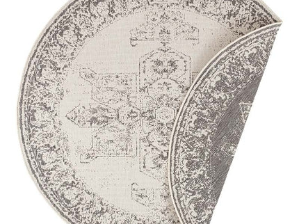 Dubbelzijdig Buitenkleed Borbon Rond - Grijs