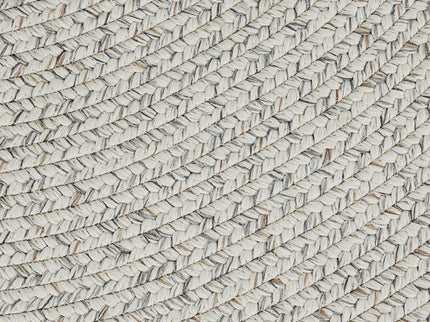 Jute Buitenkleed Braids Rond - Grijs