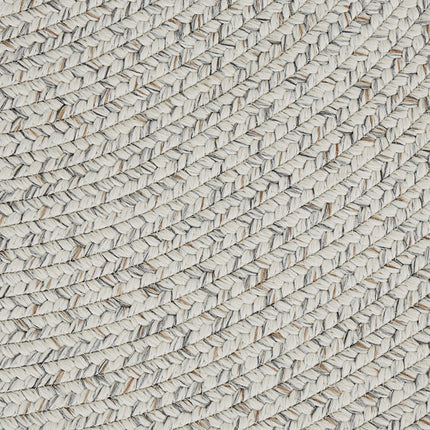 Jute Buitenkleed Braids Rond - Grijs