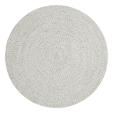 Jute Buitenkleed Braids Rond - Grijs