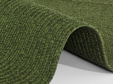 Jute Buitenkleed Braids - Groen