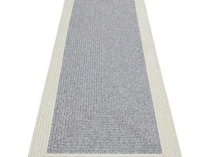 Jute Buitenkleed Braids - Grijs/Crème