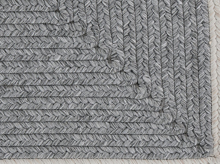 Jute Buitenkleed Braids - Grijs/Crème