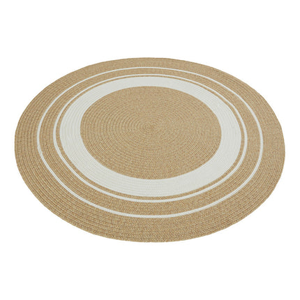 Jute Buitenkleed Braids Rond - Beige
