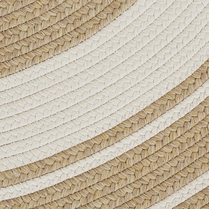 Jute Buitenkleed Braids Rond - Beige