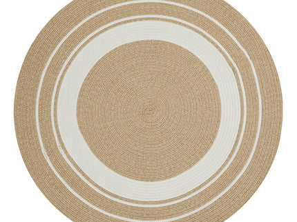 Jute Buitenkleed Braids Rond - Beige