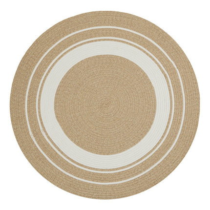 Jute Buitenkleed Braids Rond - Beige