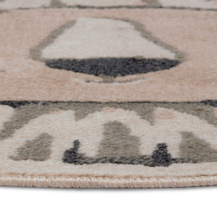 Vloerkleed Kids Little Lion Rond - Beige