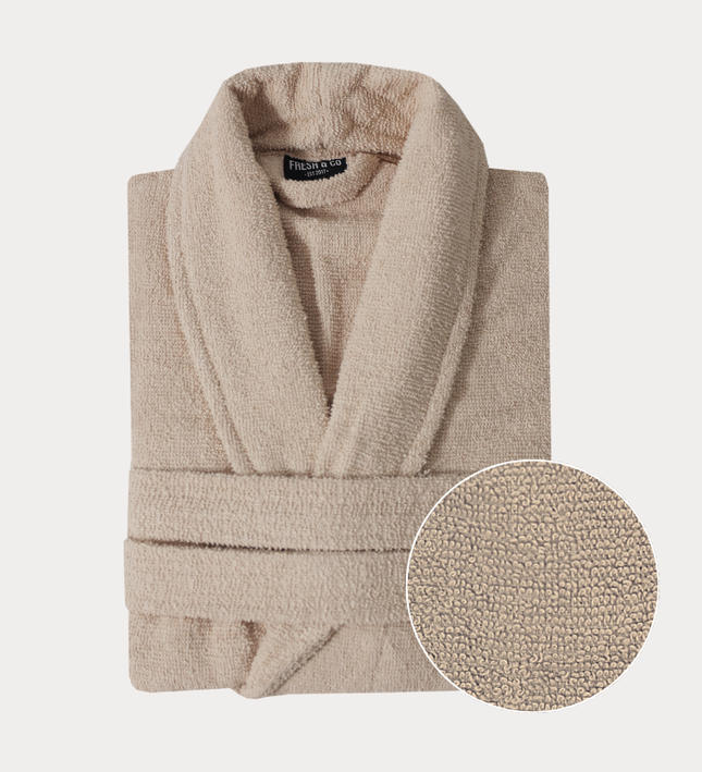 Luxe Badjas Bouclé - Beige