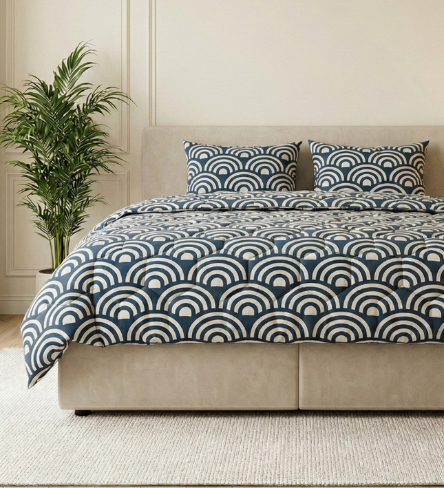 Easy Dekbed Zonder Overtrek - McGregor Bow - Blauw